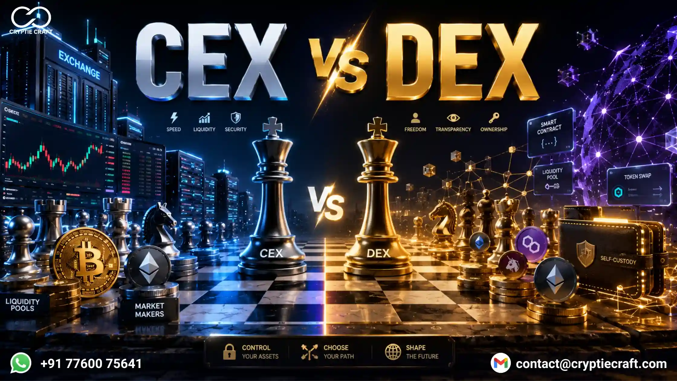 CEX vs DEX: Which Crypto Exchange Model is Better for Traders and Businesses in 2026?