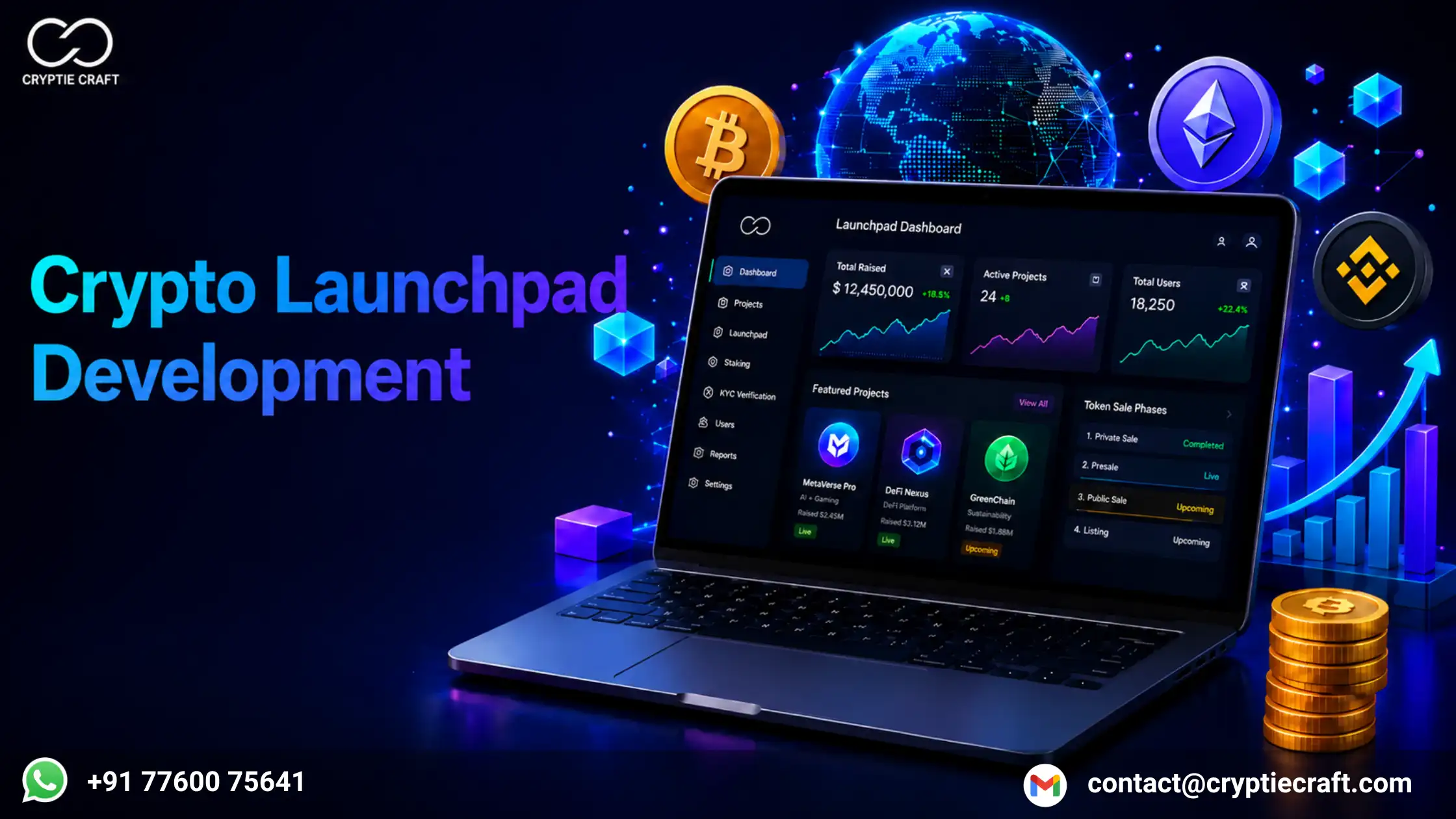 Crypto Launchpad Development: Build a Token Fundraising Platform that Wins Investor Trust
