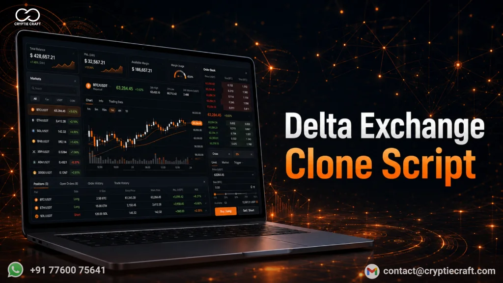 Delta Exchange Clone Script: Launch a Scalable Crypto Derivatives Trading Platform