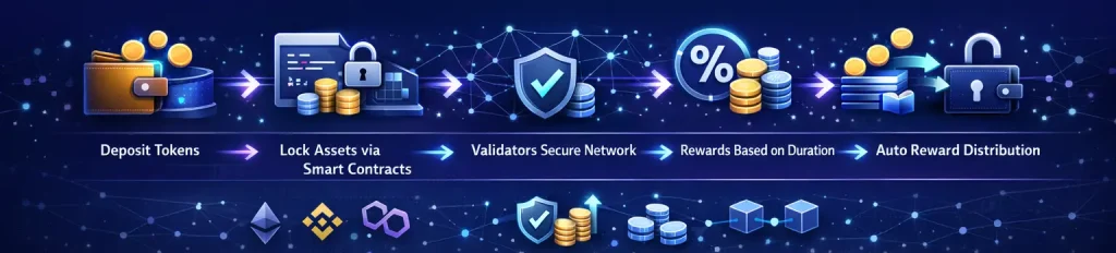 DeFi Staking Platform Work Flow